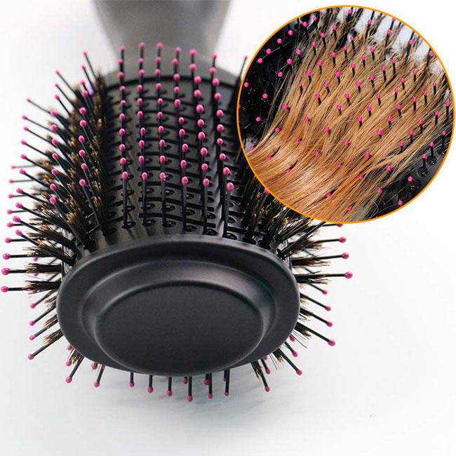 Cepillo secador de pelo, 2 en 1, volumizador, alisador - Bavalu