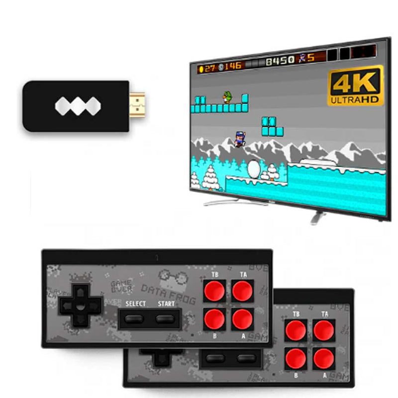 Consola portátil, HDMI o AV, inhalámbrico, +550 juegos, tamaño USB