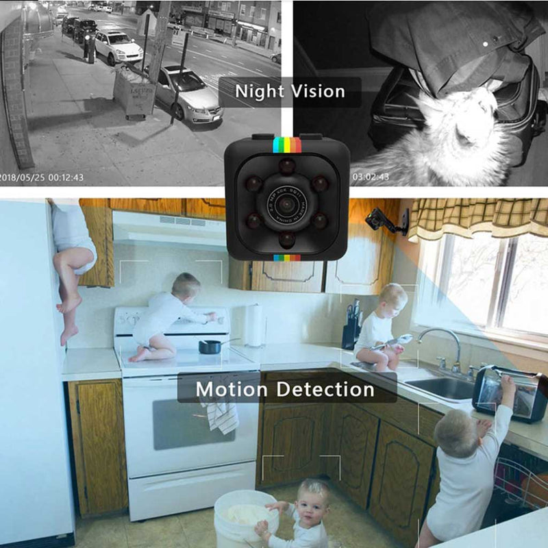 Cámara espía, Full HD, sensor movimiento, visión nocturna - Bavalu