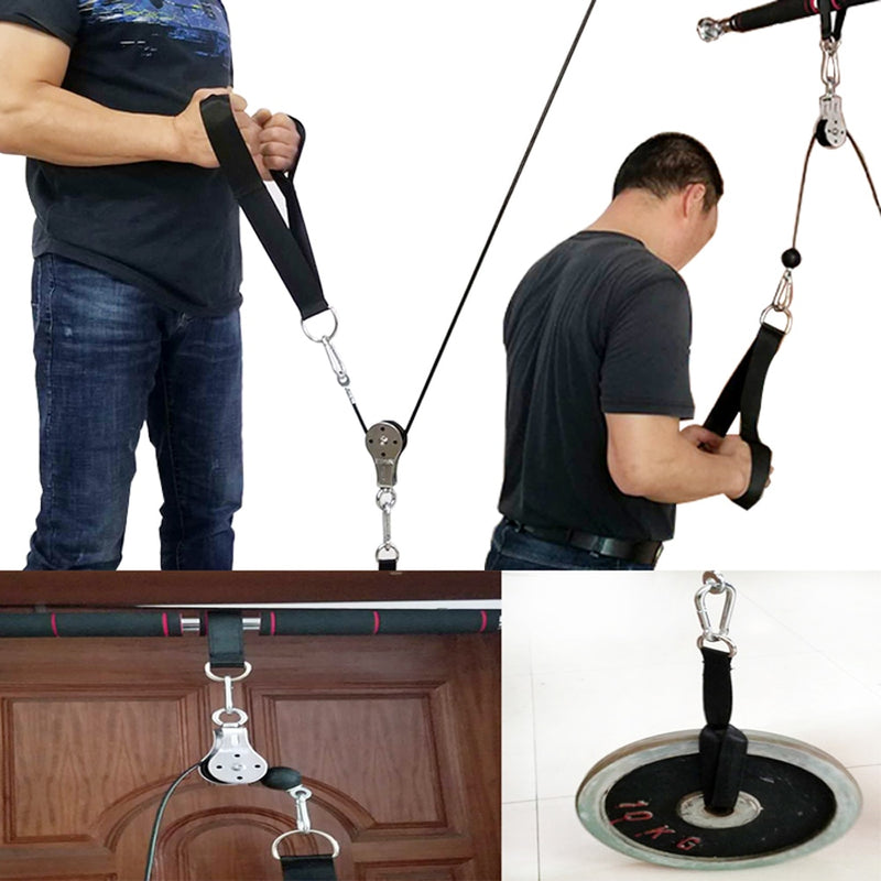 Gym pulley, home exercise, easy coupling